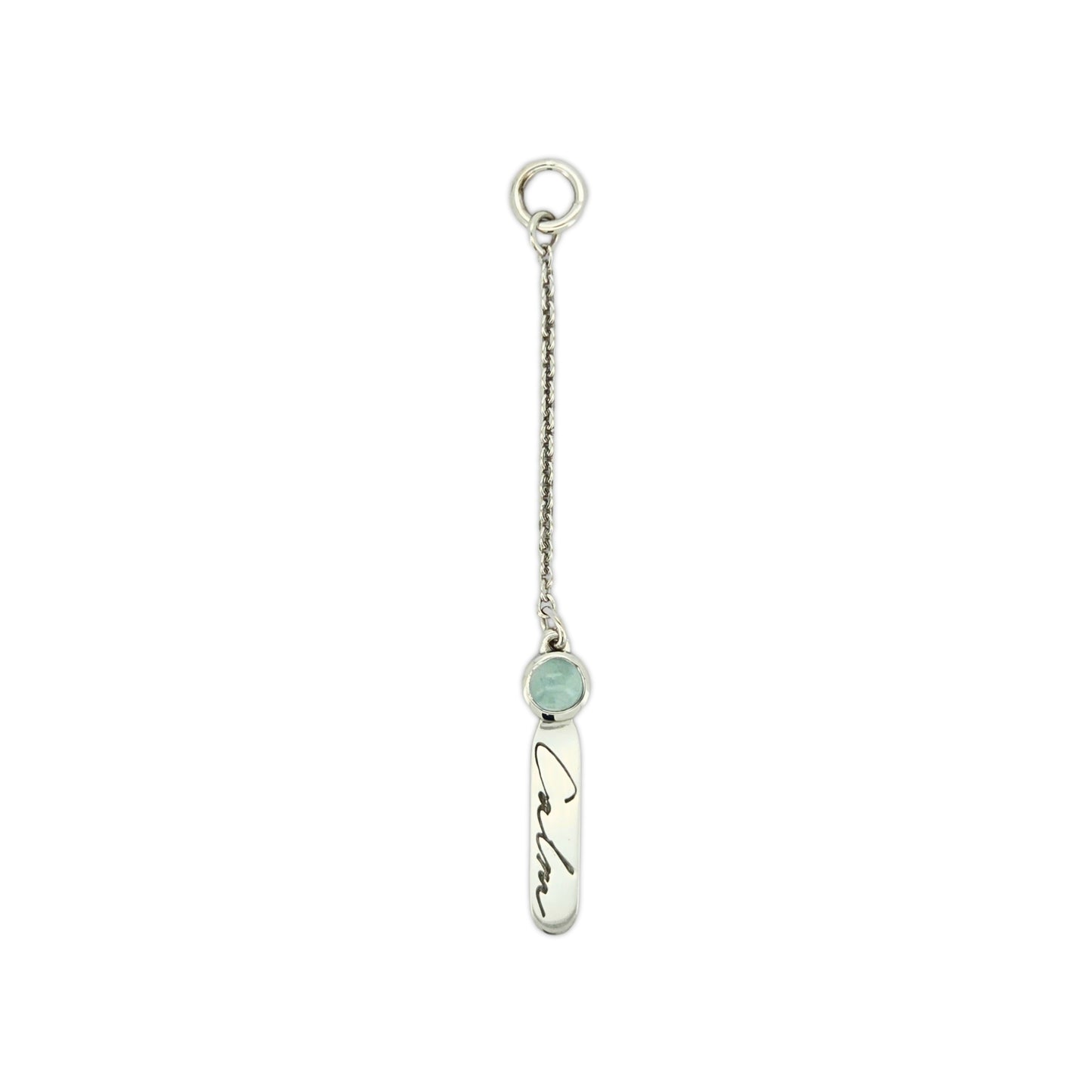 The Calm Charm - Aquamarine