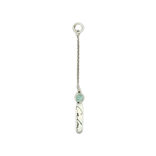 The Calm Charm - Aquamarine